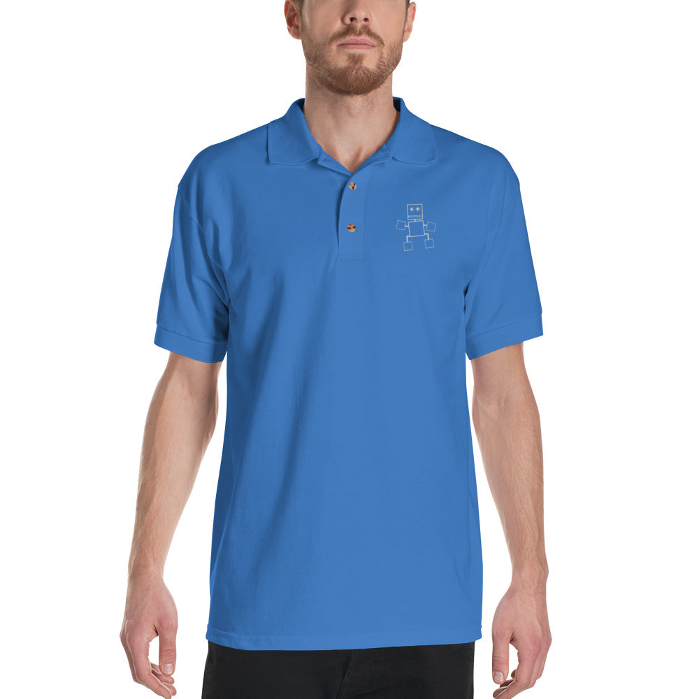 Rusty Head Embroidered Polo Shirt -Synolos
