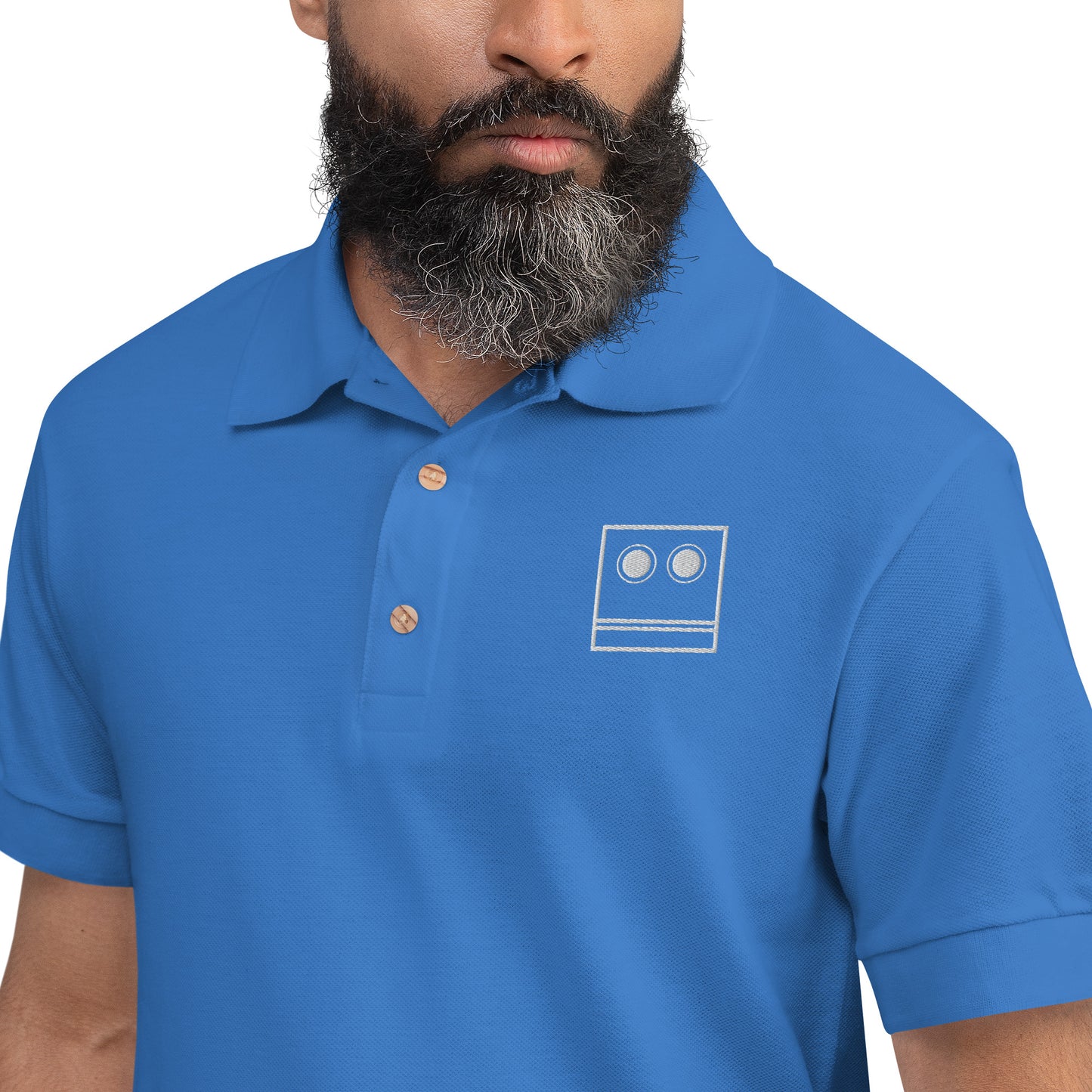 Rusty Head Embroidered Polo Shirt -Synolos