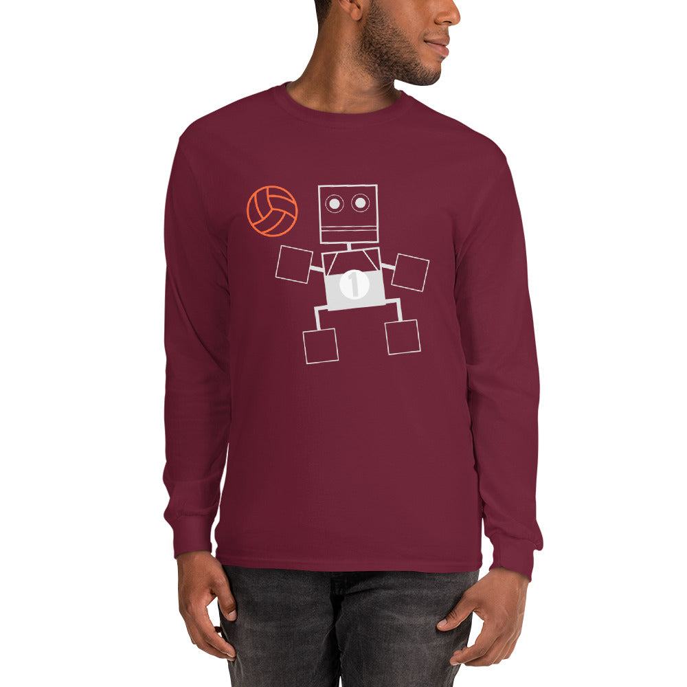 Rusty Basketball Men’s Long Sleeve Shirt - Synolos