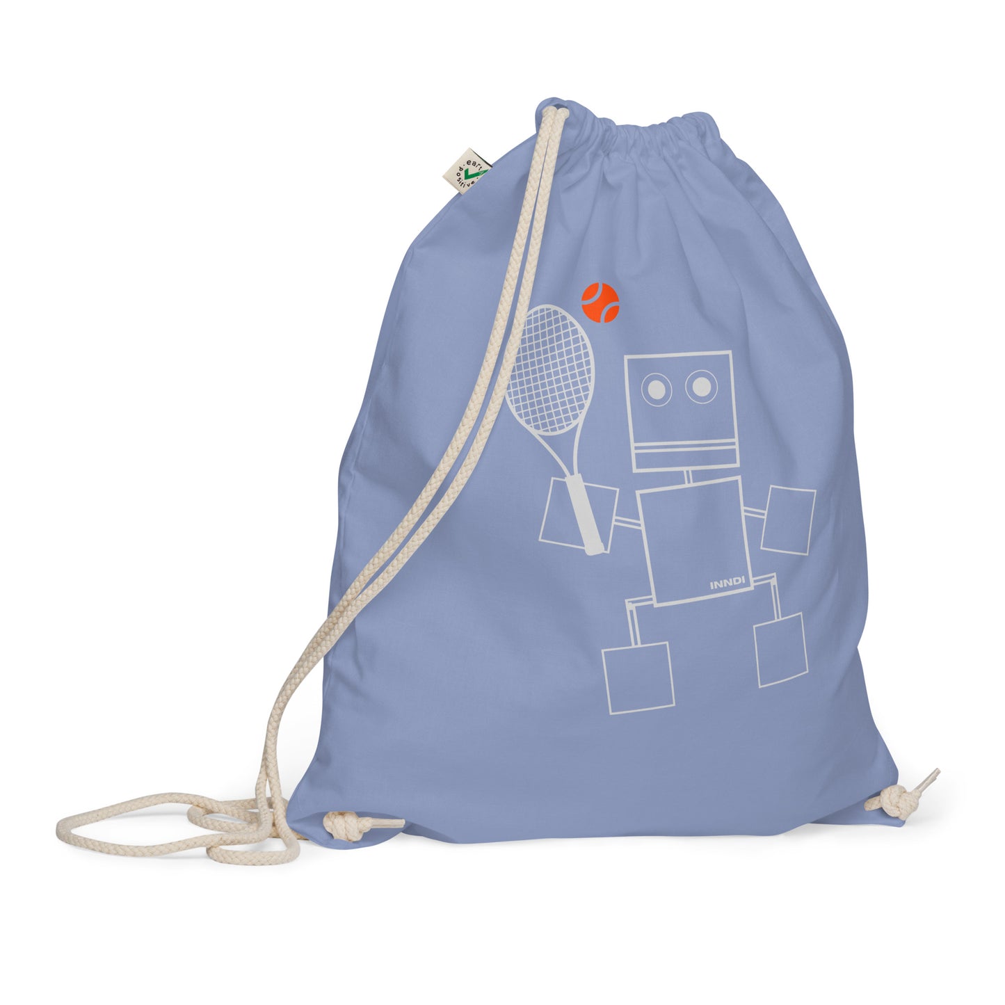 Rusty Tennis Organic cotton drawstring bag -Synolos